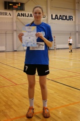 Pilt: Kristi Jaanus HC Kehra parim mängija 2015 TA EMV