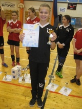 Pilt: Katrin Koevaja turniiri parim väravavaht Tallinna Spordikool