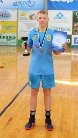 Pilt: EMV 2019 PC resultatiivseim mängija Hendrik Koks Viljandi HC.JPG