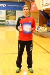 Pilt: EKV P A klass parim väravavaht Christofer Viilop Põlva SK.JPG