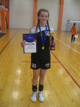 Pilt: 2022 EMV Käsipallis TD2 turniiri parim mängija Margo Orlova SK Reval Sport Mustamäe.JPG