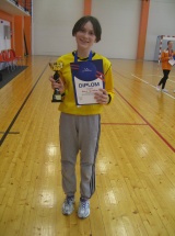 Pilt: 2022 EMV Käsipallis TD2 turniiri parim väravavaht Arina Jermolova SK Reval Sport Mustamäe.JPG