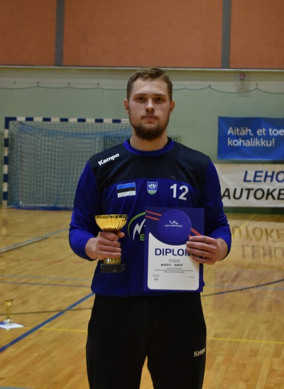 EKV 2022 A klass parim väravavaht Madis Valk Tapa valla SK_SK Tapa.JPG