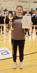 Pilt: EMV 2023 B2 klass parim väravavaht Sofia Sittšenko SK Reval-Sport_Mustamäe 1.JPG