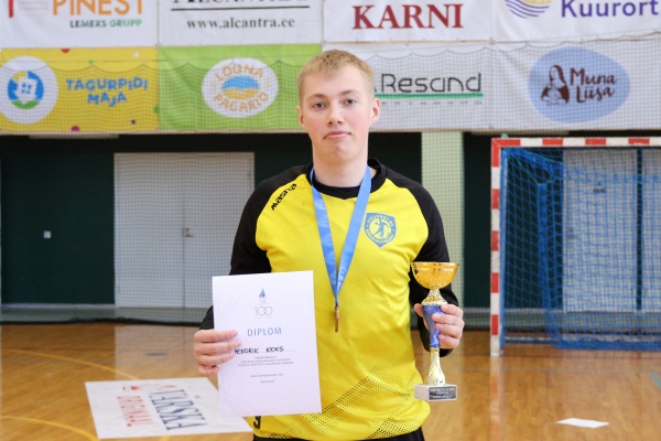 EMV 2023 A klass parim mängija Hendrik Koks Viljandi SK_Pärnu (Karoliina Ulmand).JPG