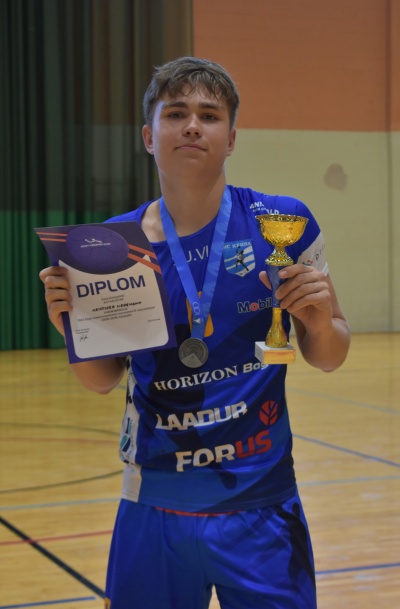 EMV 2023 B klass parim mängija Kristofer Liedemann HC Kehra.JPG