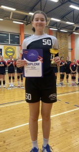 Pilt: EKV 2023 C klass parim mängija Margo Orlova Käsipalliklubi Mella 1.JPG